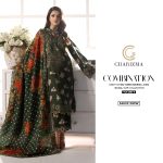 Combination Unstitched Embroidered Linen Shawl Suit Collection By Charizma (2)