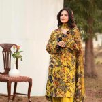 Dhoop Kinaray The 2025 Lacquer Printed Lawn Collection by Gul Ahmed (10)