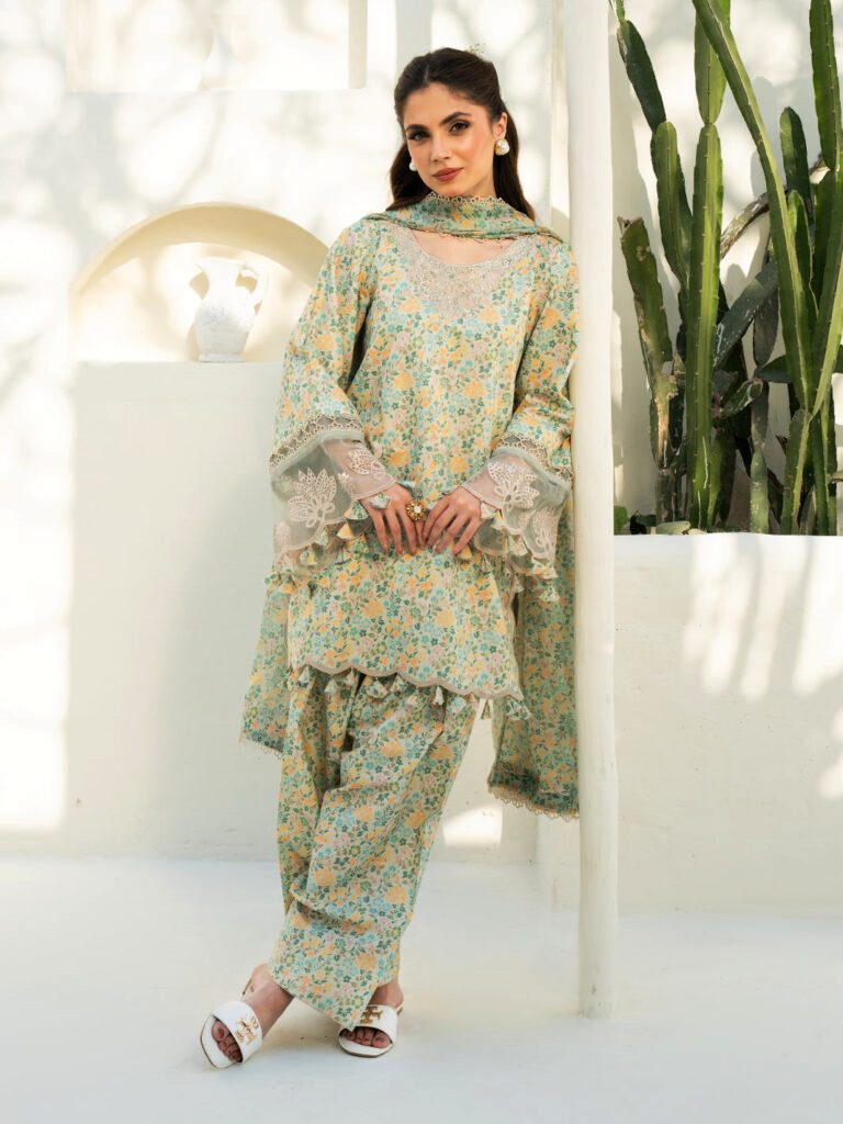 Faiza Faisal Lawn Dresses Collection 2025 (13)