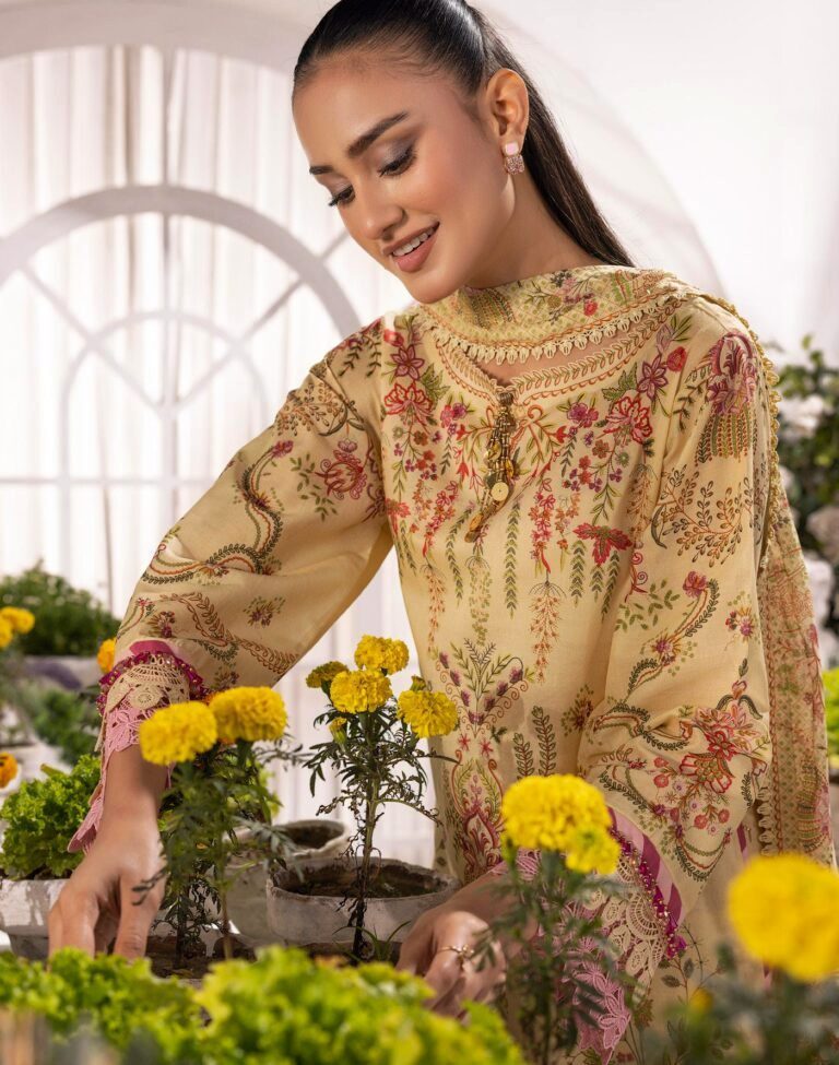 Timeless Allure Embroidered Printed Lawn 2025 By Gul Ahmed (12)